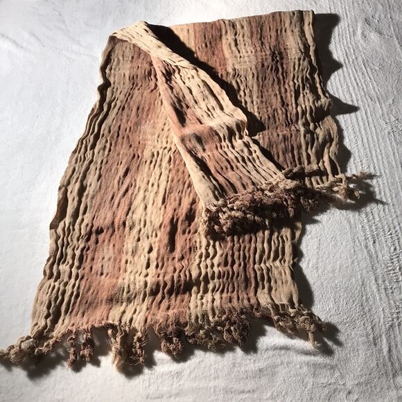 Madagascar Pure WildRare Silk Fringed Table Runner. OS - Picture 3 of 3